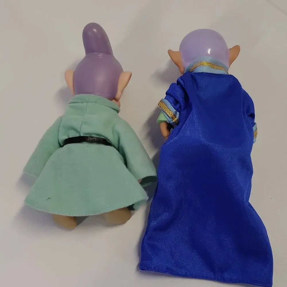 Applause Dopey Grumpy Dwarf Plush Dolls 8